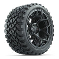 Set of (4) 15" MadJax® Flow Form Evolution Matte Black Wheels with GTW® Nomad Off Road Tires