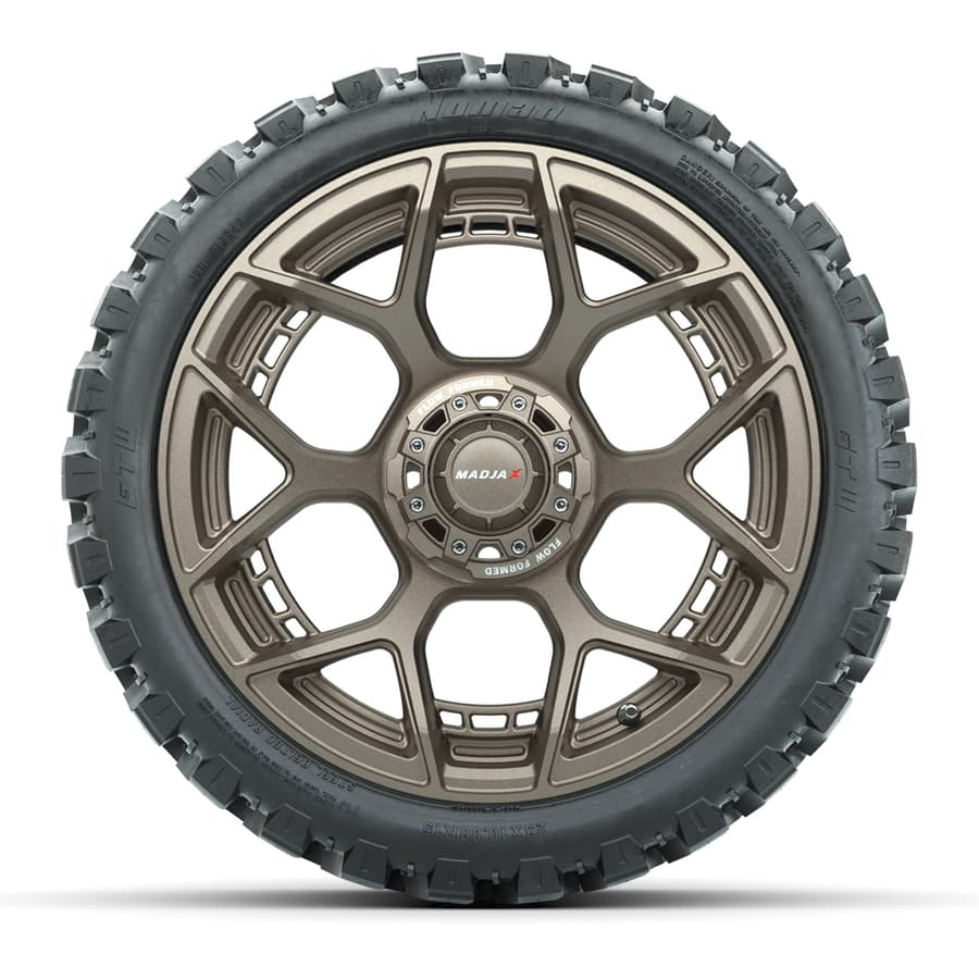 MadJax® Flow Form Evolution Matte Bronze 15in Wheels with GTW® 23x10-R15 Nomad Off Road Tires - Full Set