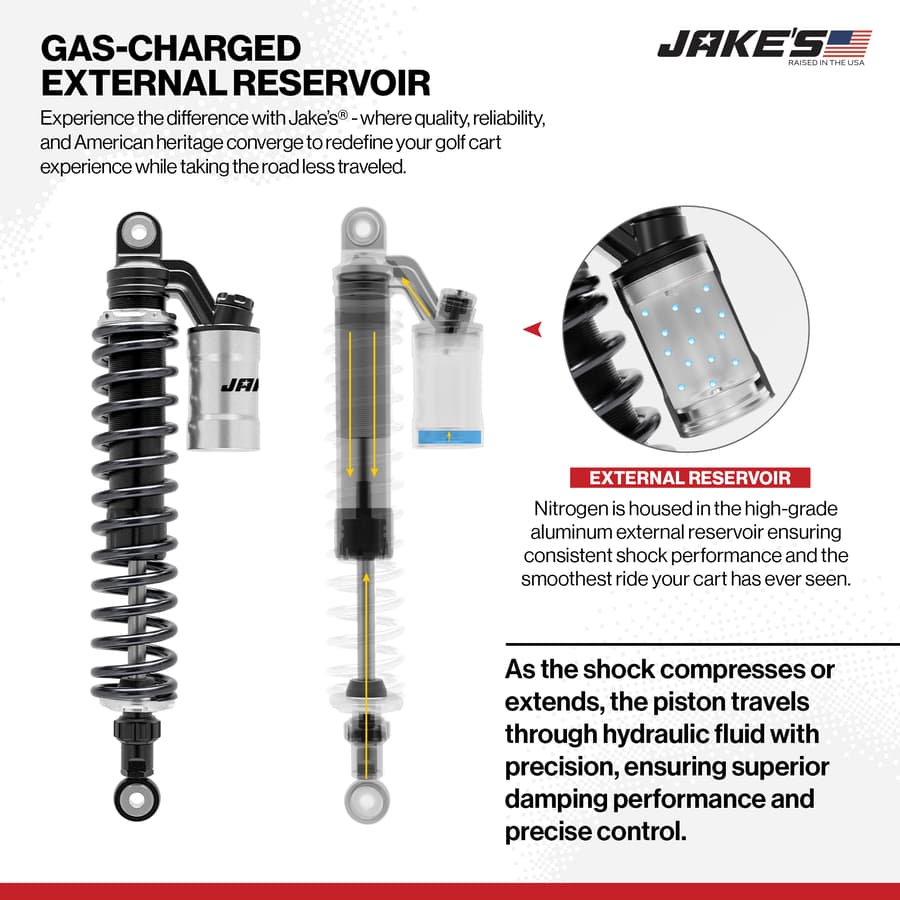 Jake's Long Travel Kit for Club Car DS Electric 1981-2004.5 & Gas 1996.5-2004.5