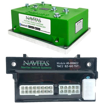 Navitas 600a DC AC Conversion Kit with On-The-Fly Programmer for Club Car Precedent-Onward-Tempo