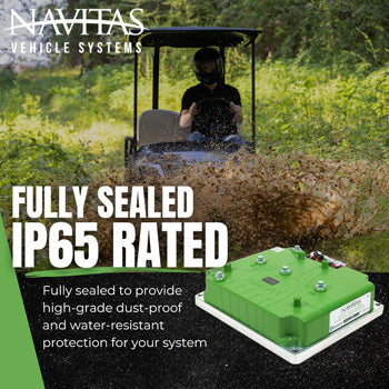 Navitas 600a DC AC Conversion Kit with On-The-Fly Programmer for Club Car Precedent-Onward-Tempo