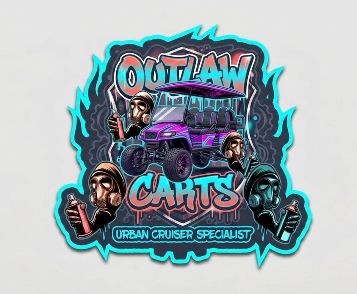 Outlaw Carts Sticker