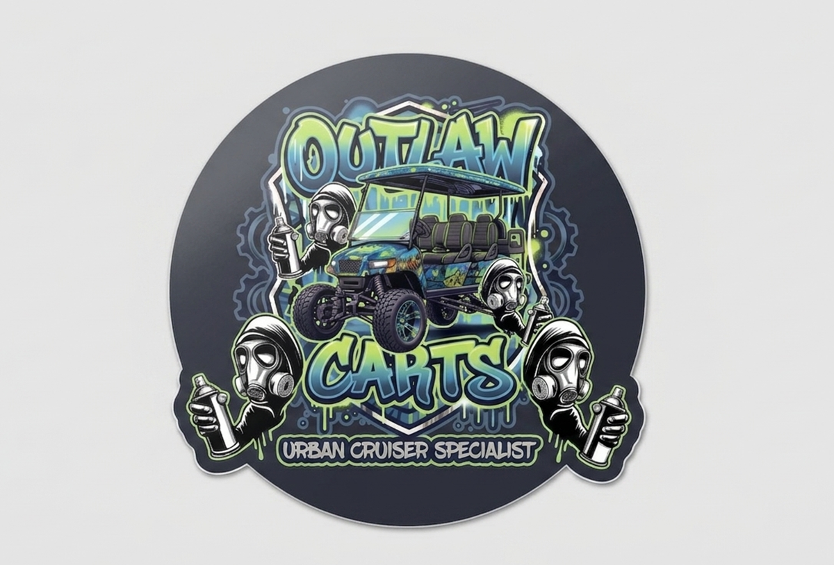 Outlaw Carts Sticker