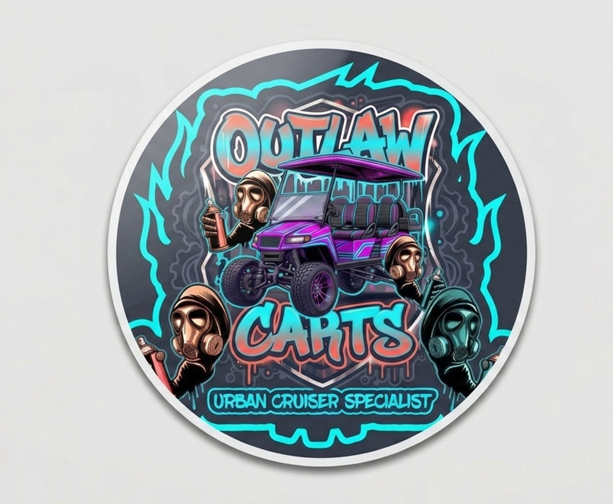 Outlaw Carts Sticker