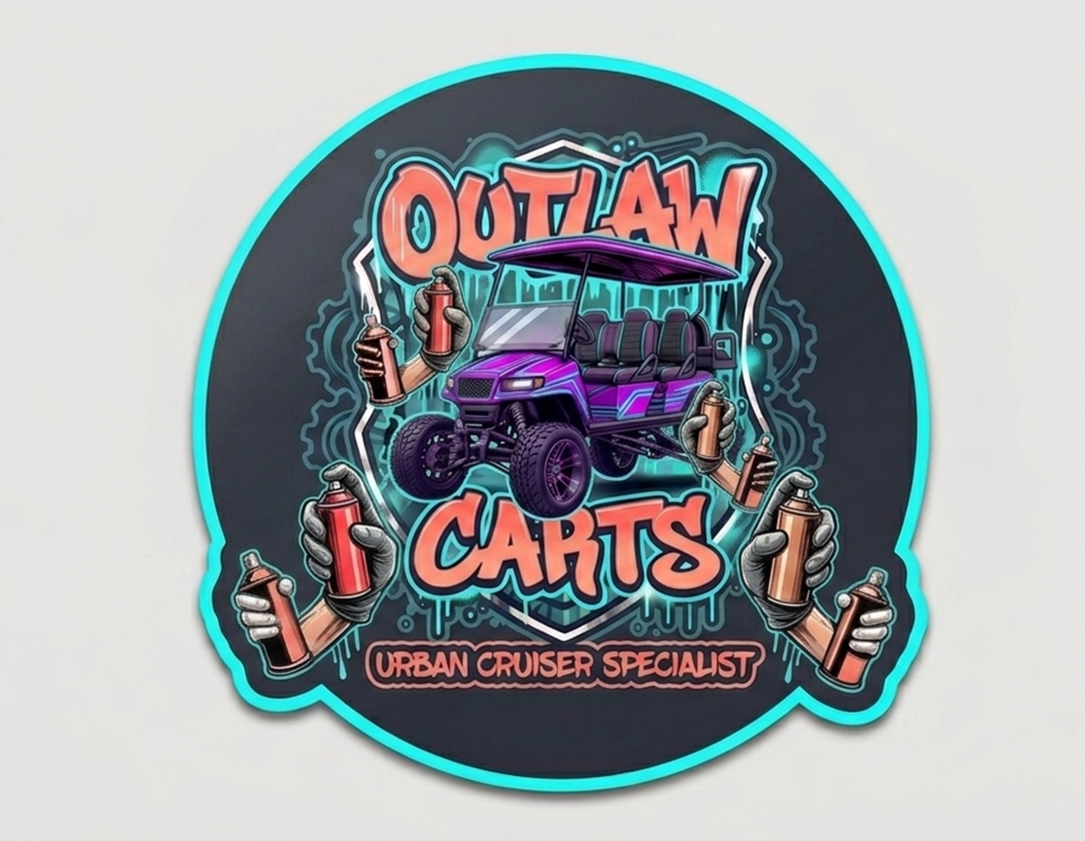 Outlaw Carts Sticker