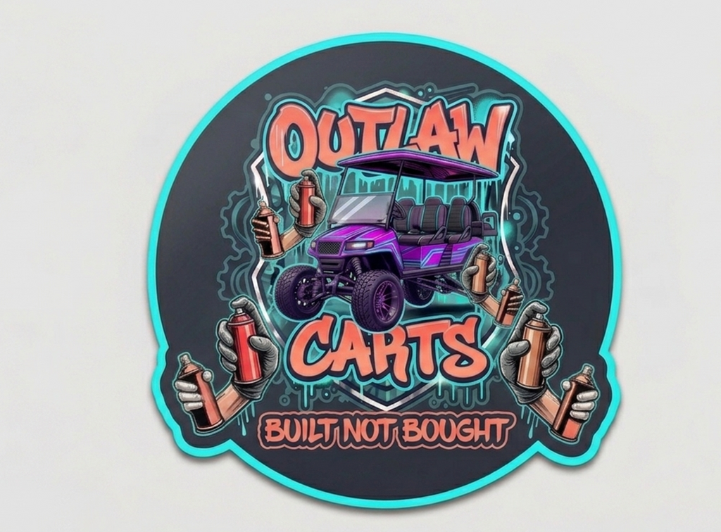 Outlaw Carts Sticker