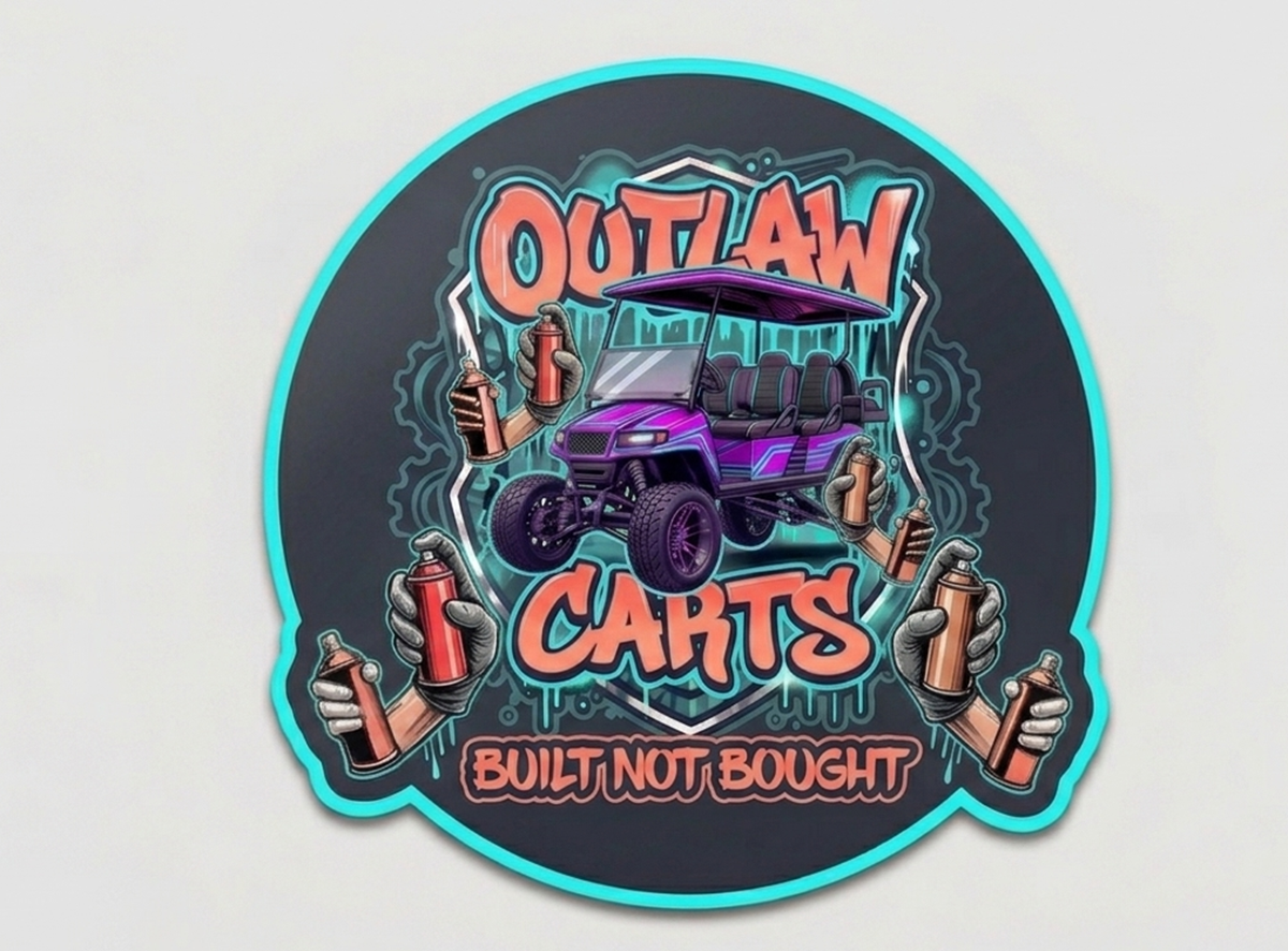 Outlaw Carts Sticker