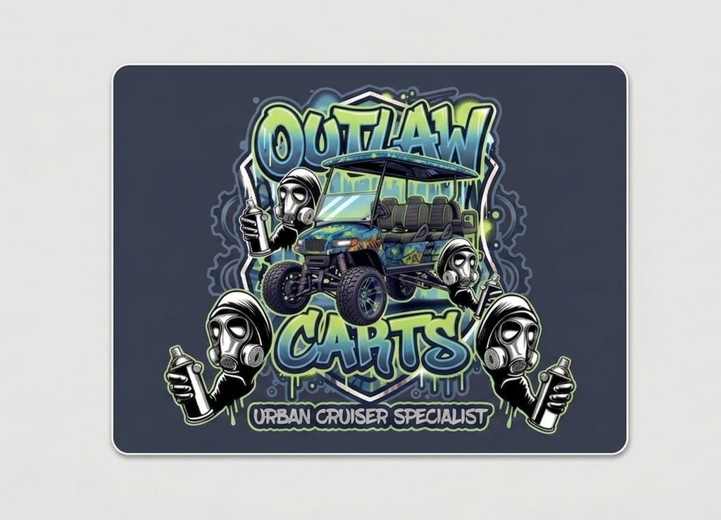 Outlaw Carts Sticker