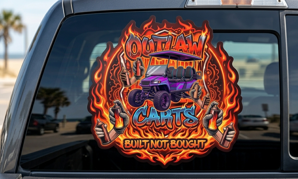 Outlaw Carts Sticker