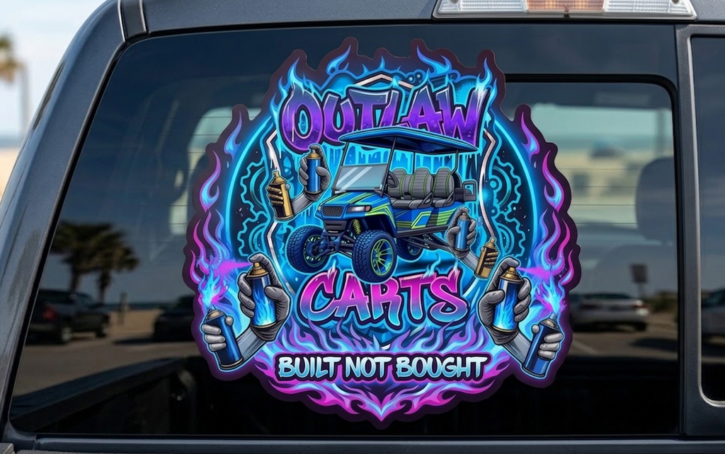 Outlaw Carts Sticker